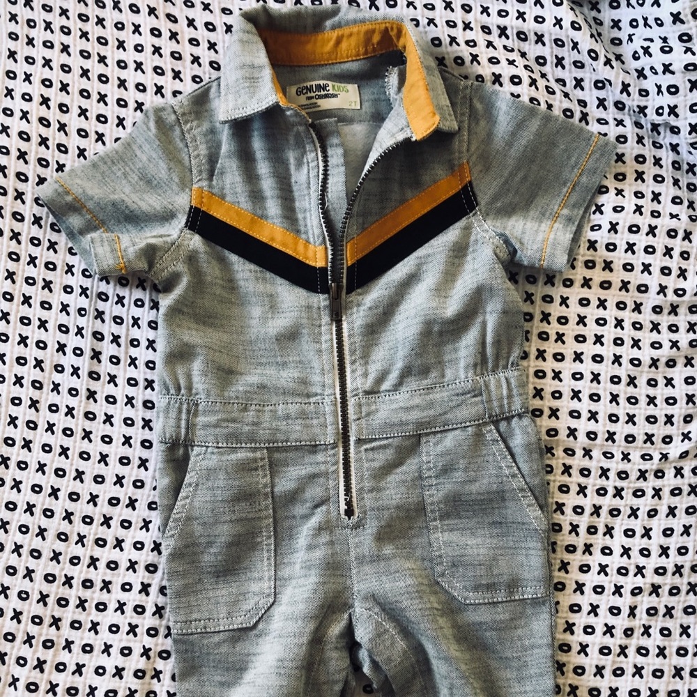 Super cute denim Oshkosh jumpsuit 2T